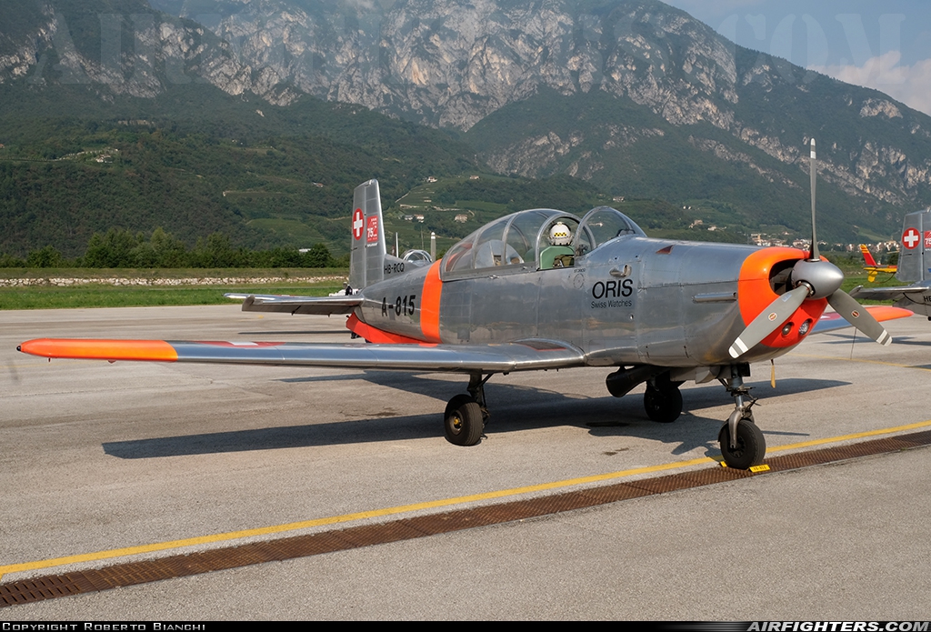 Private - P-3 Flyers Pilatus P-3-05 HB-RCQ at Trento - Mattarello (Gianni Caproni) (LIDT), Italy