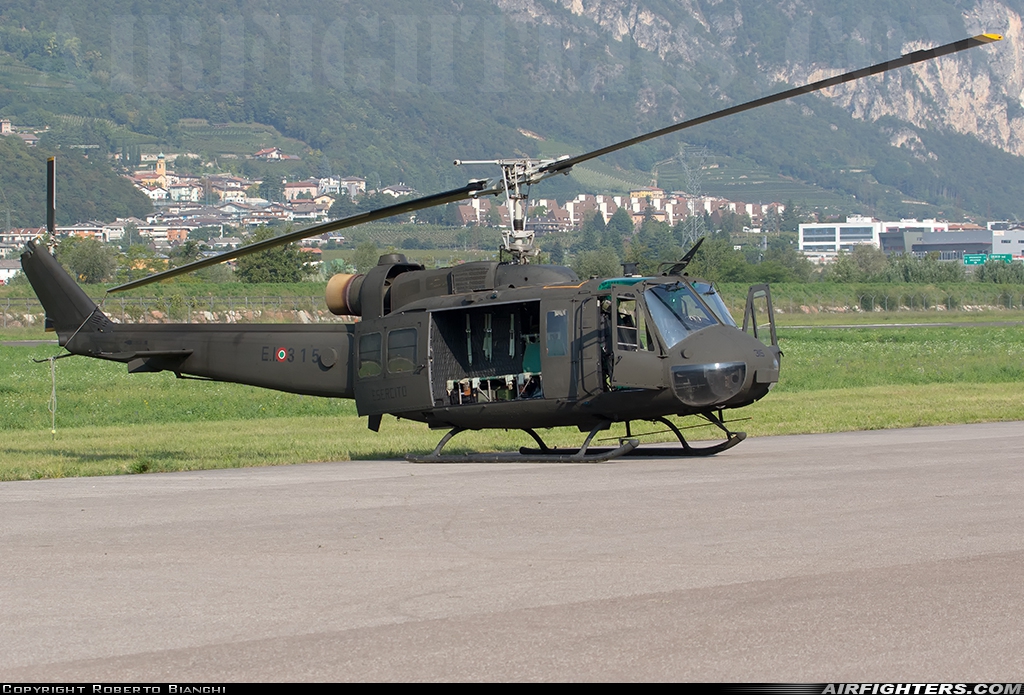 Italy - Army Agusta-Bell AB-205A-1 MM80686 at Trento - Mattarello (Gianni Caproni) (LIDT), Italy