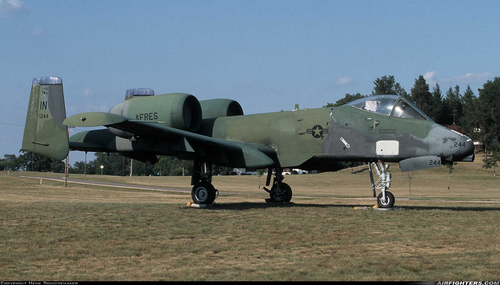 USA - Air Force Fairchild A-10A Thunderbolt II 77-0244 at Camp Douglas-Volk Field  AAF - (VOK / KVOK), USA