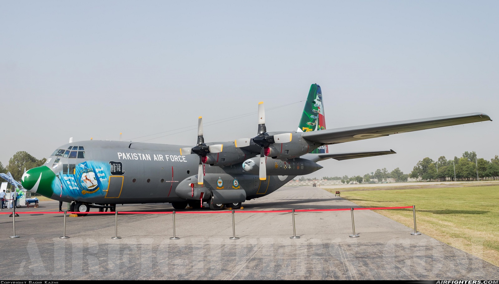 Pakistan - Air Force Lockheed C-130E Hercules (L-382) 4178 at Rawalpindi - Nur Khan Airbase (ISB / OPRN), Pakistan