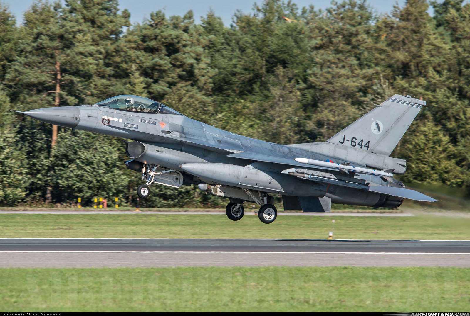 Netherlands - Air Force General Dynamics F-16AM Fighting Falcon J-644 at Wittmundhafen (Wittmund) (ETNT), Germany