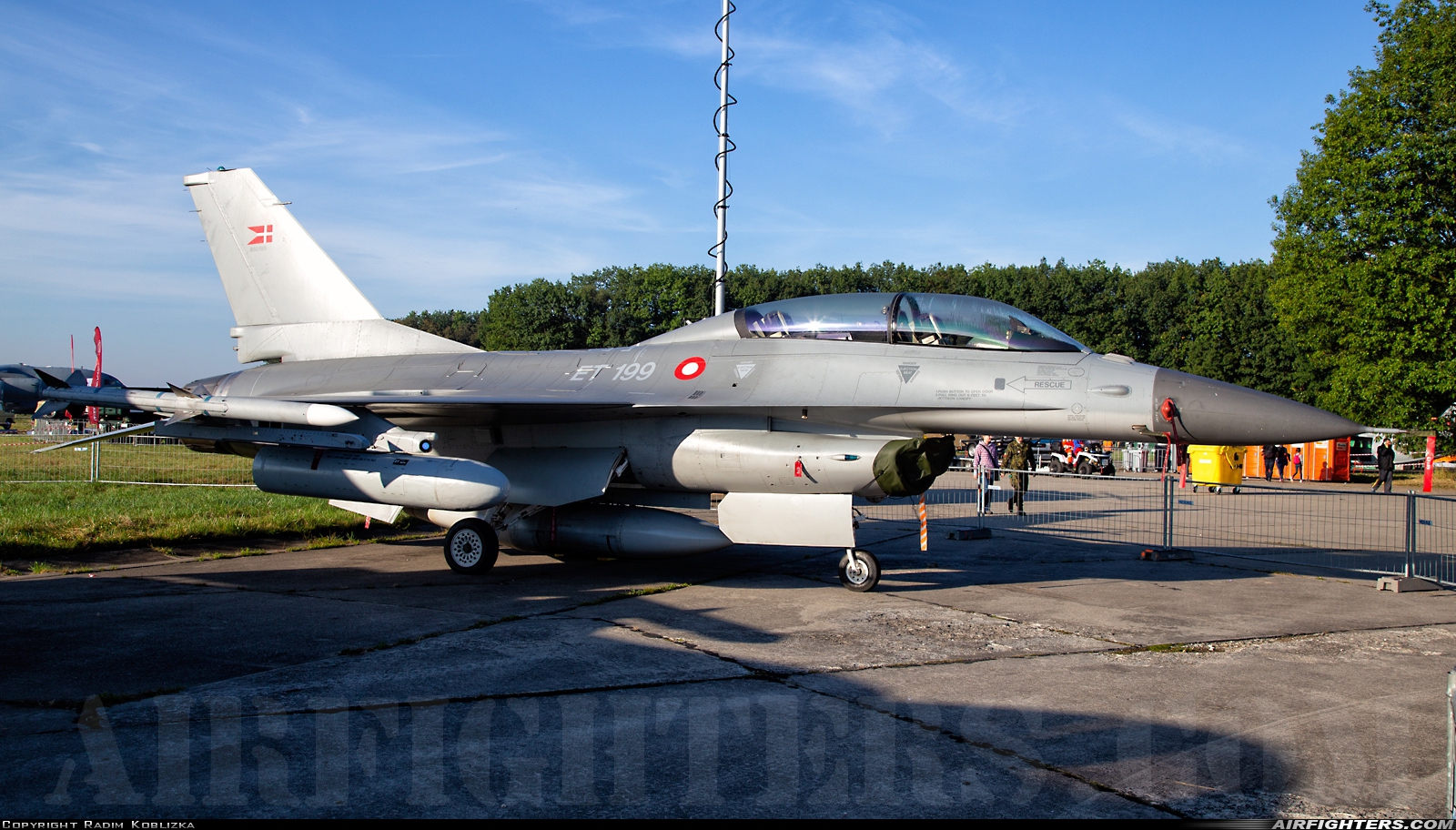 Denmark - Air Force General Dynamics F-16BM Fighting Falcon ET-199 at Ostrava - Mosnov (OSR / LKMT), Czech Republic