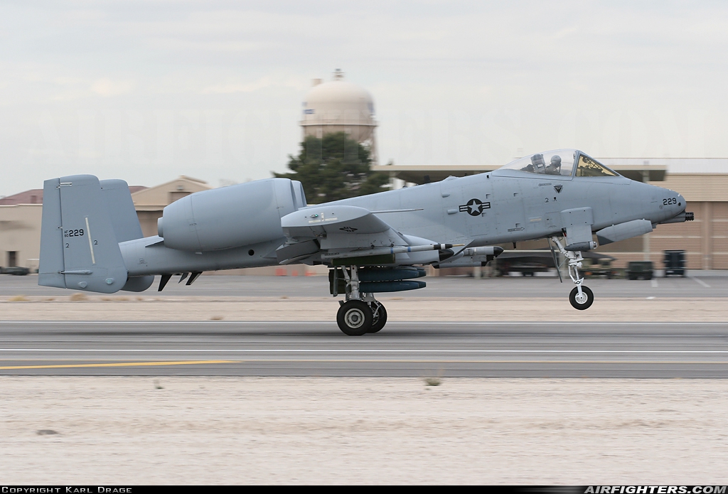 USA - Air Force Fairchild OA-10A Thunderbolt II 80-0229 at Las Vegas - Nellis AFB (LSV / KLSV), USA