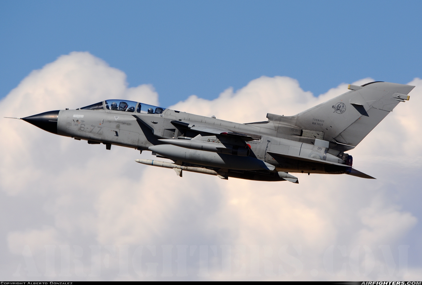 Italy - Air Force Panavia Tornado ECR MM7020 at Albacete (- Los Llanos) (LEAB), Spain