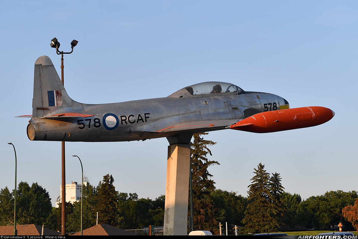 Canada - Air Force Canadair CT-133 Silver Star 3 (T-33AN) 133578 at Off-Airport - Lethbridge, Canada