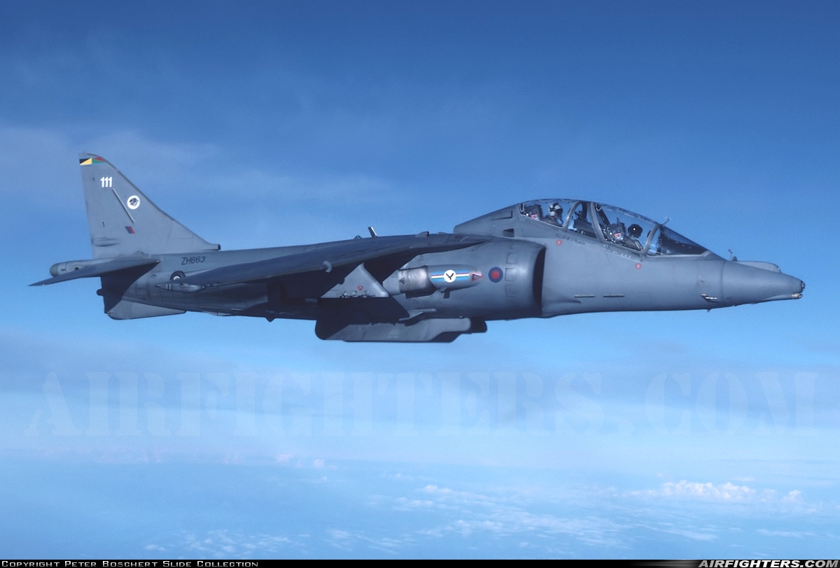 UK - Air Force British Aerospace Harrier T.10 ZH663 at In Flight, UK