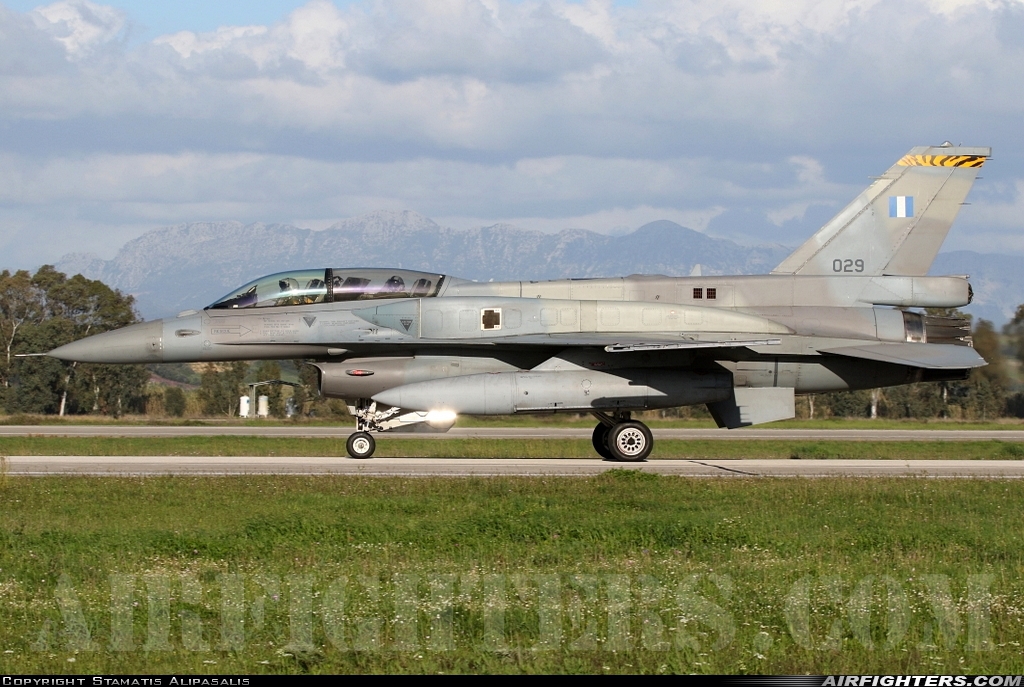 Greece - Air Force General Dynamics F-16D Fighting Falcon 029 at Andravida (Pyrgos -) (PYR / LGAD), Greece