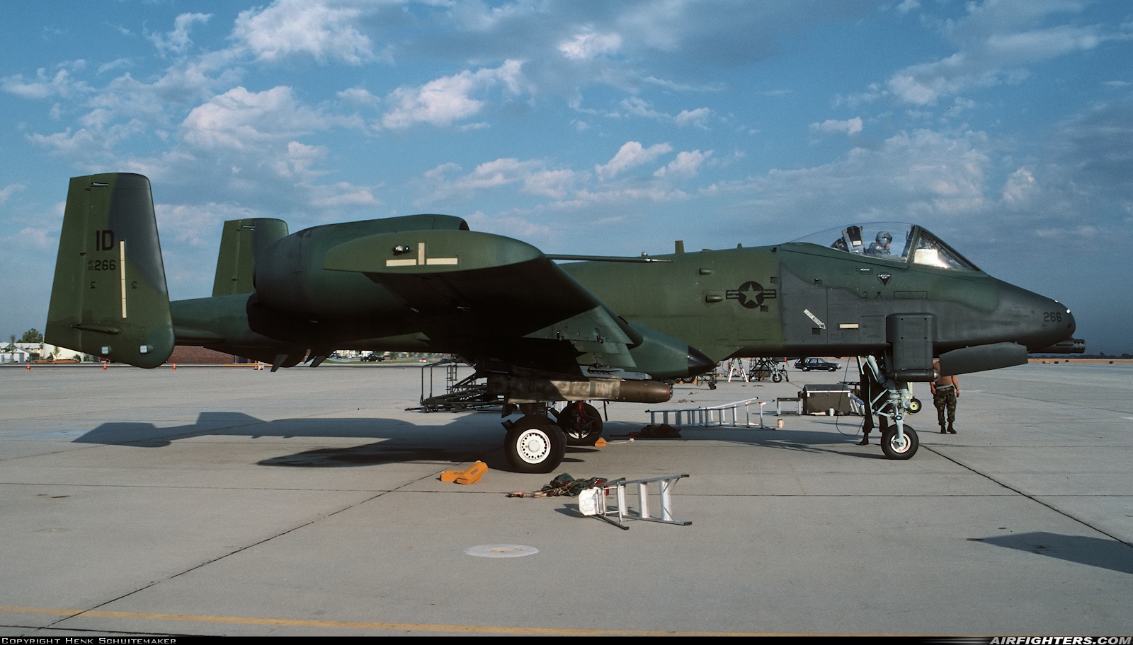 USA - Air Force Fairchild A-10A Thunderbolt II 80-0266 at Boise - Air Terminal / Gowen Field (Municipal) (BOI / KBOI), USA