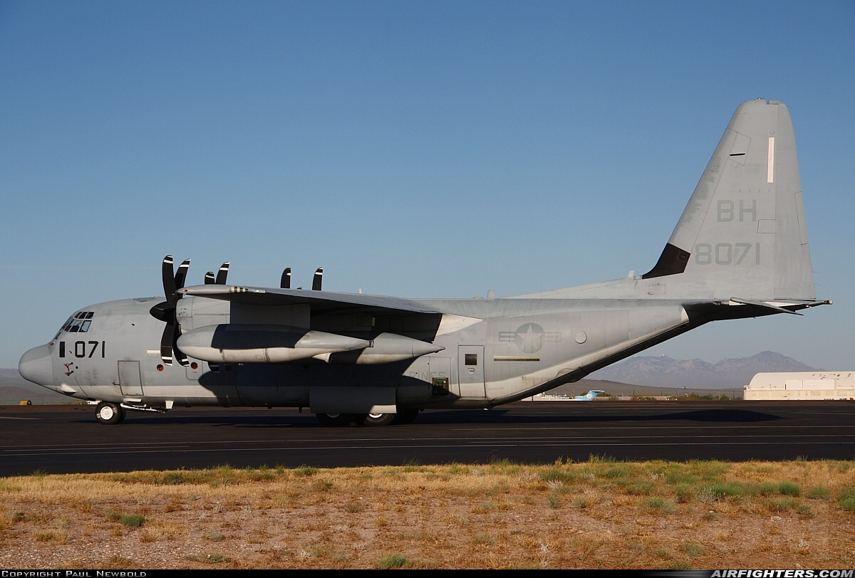 USA - Marines Lockheed Martin KC-130J Hercules (L-382) 168071 at Tucson - Int. (TUS / KTUS), USA