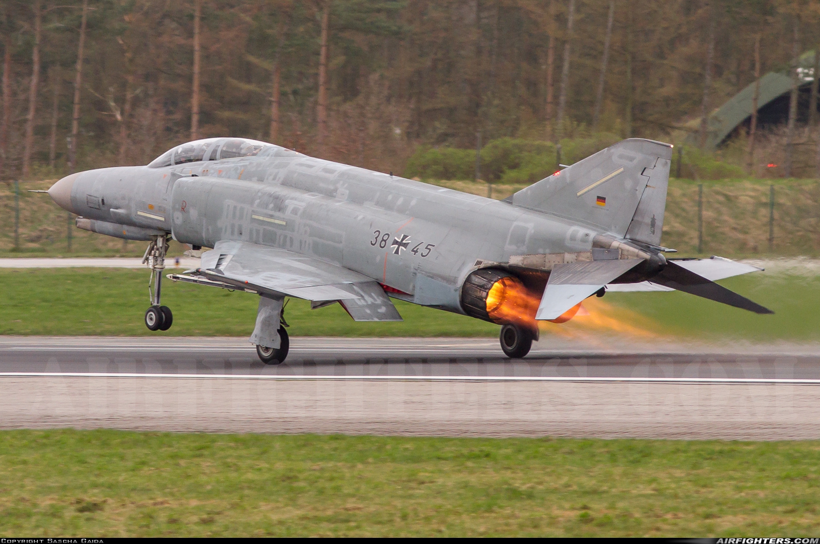 Germany - Air Force McDonnell Douglas F-4F Phantom II 38+45 at Wittmundhafen (Wittmund) (ETNT), Germany