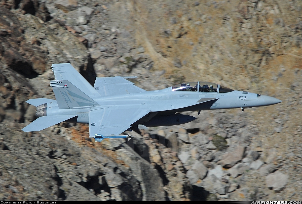 USA - Navy Boeing F/A-18F Super Hornet 166800 at Off-Airport - Rainbow Canyon area, USA