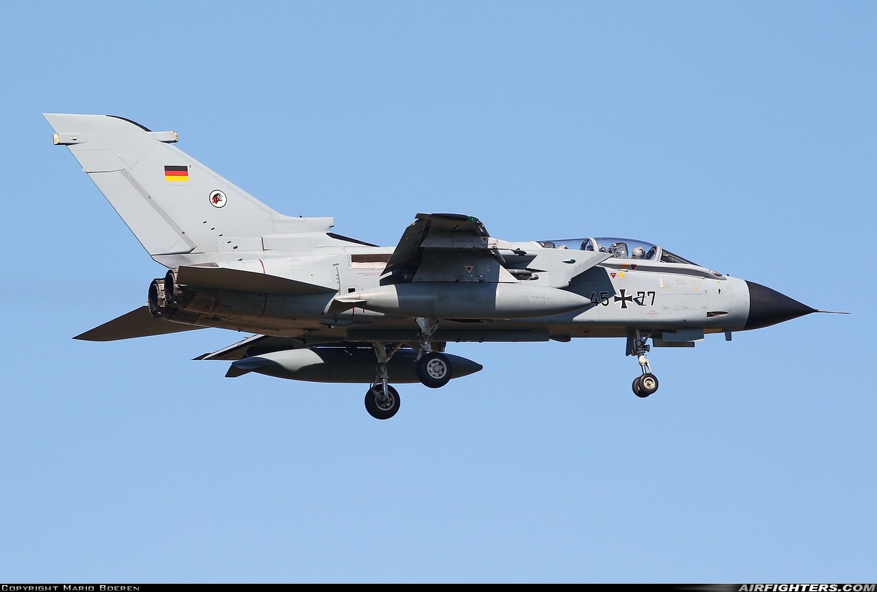 Germany - Air Force Panavia Tornado IDS(T) 45+77 at Breda - Gilze-Rijen (GLZ / EHGR), Netherlands