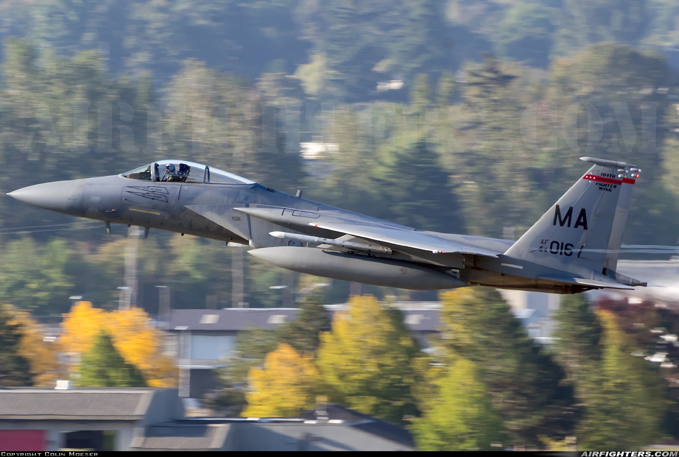 USA - Air Force McDonnell Douglas F-15C Eagle 84-0016 at Portland - Int. (PDX / KPDX), USA