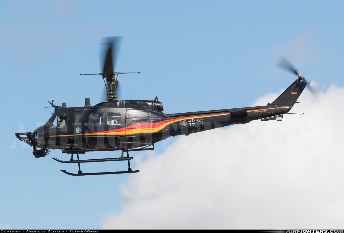 Germany - Air Force Bell UH-1D Iroquois (205) 98+98 at Ingolstadt - Manching (ETSI), Germany