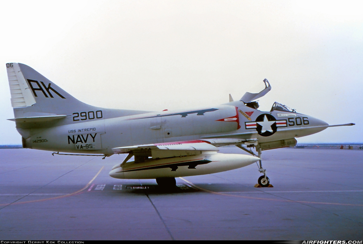 USA - Navy Douglas A-4B Skyhawk 142900 at Norfolk - Norfolk NAS / Chambers Field (NGU / KNGU), USA