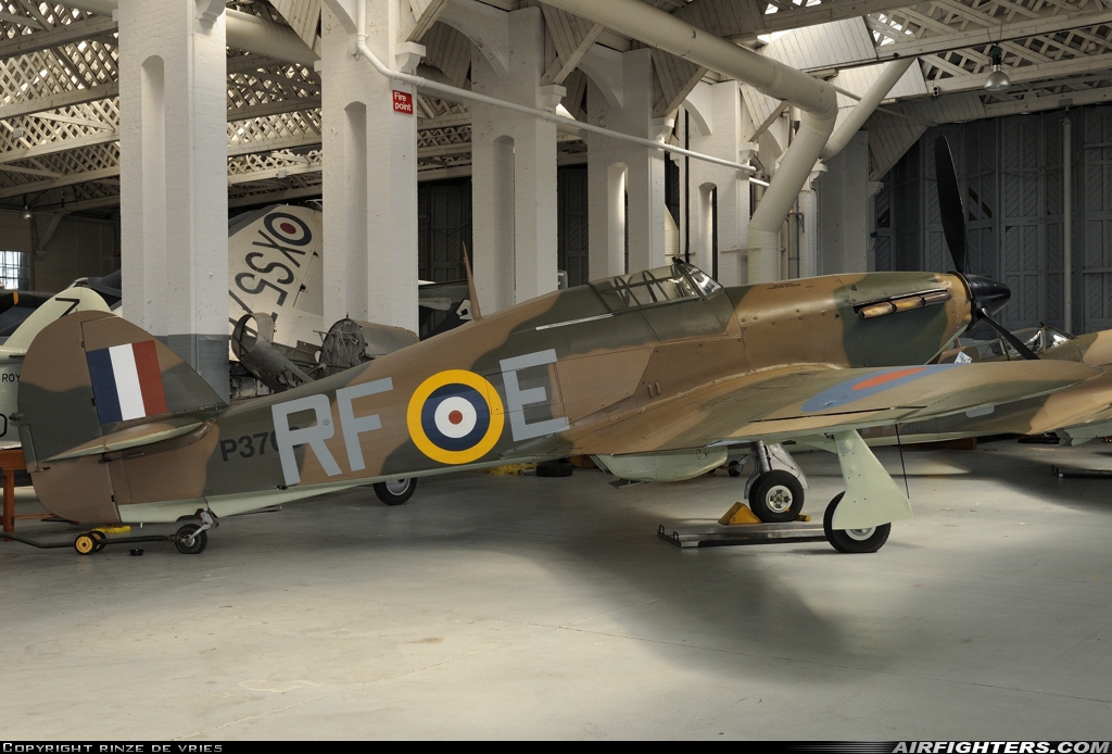 Private - Historic Aircraft Collection Hawker Hurricane XII G-HURI at Duxford (EGSU), UK