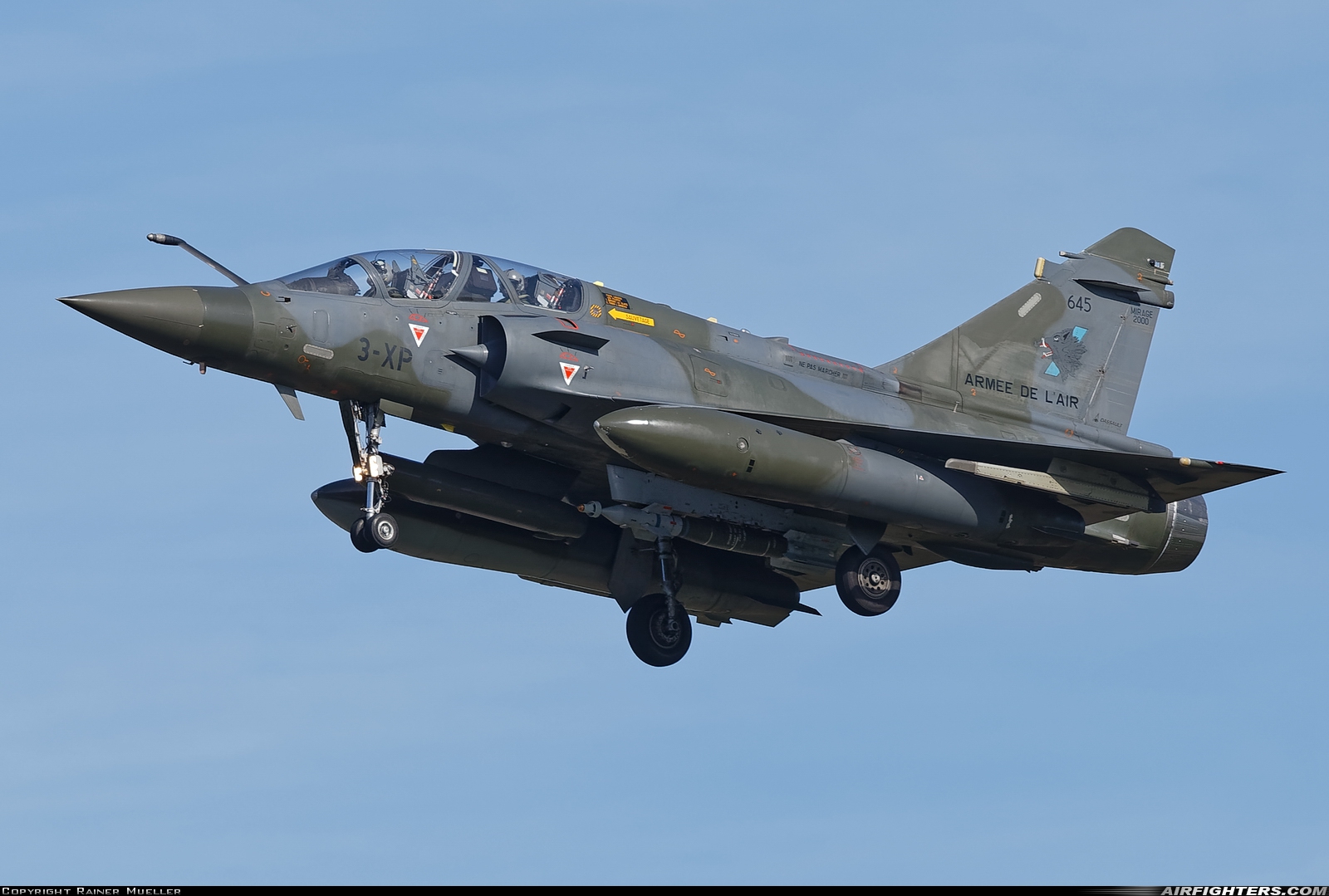 France - Air Force Dassault Mirage 2000D 645 at Leeuwarden (LWR / EHLW), Netherlands