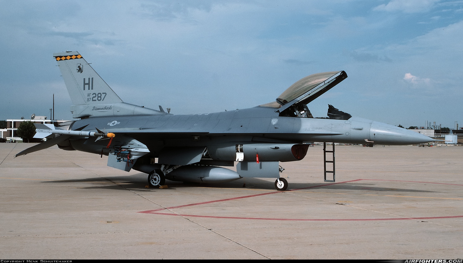 USA - Air Force General Dynamics F-16C Fighting Falcon 87-0287 at Ogden - Hill AFB (HIF / KHIF), USA