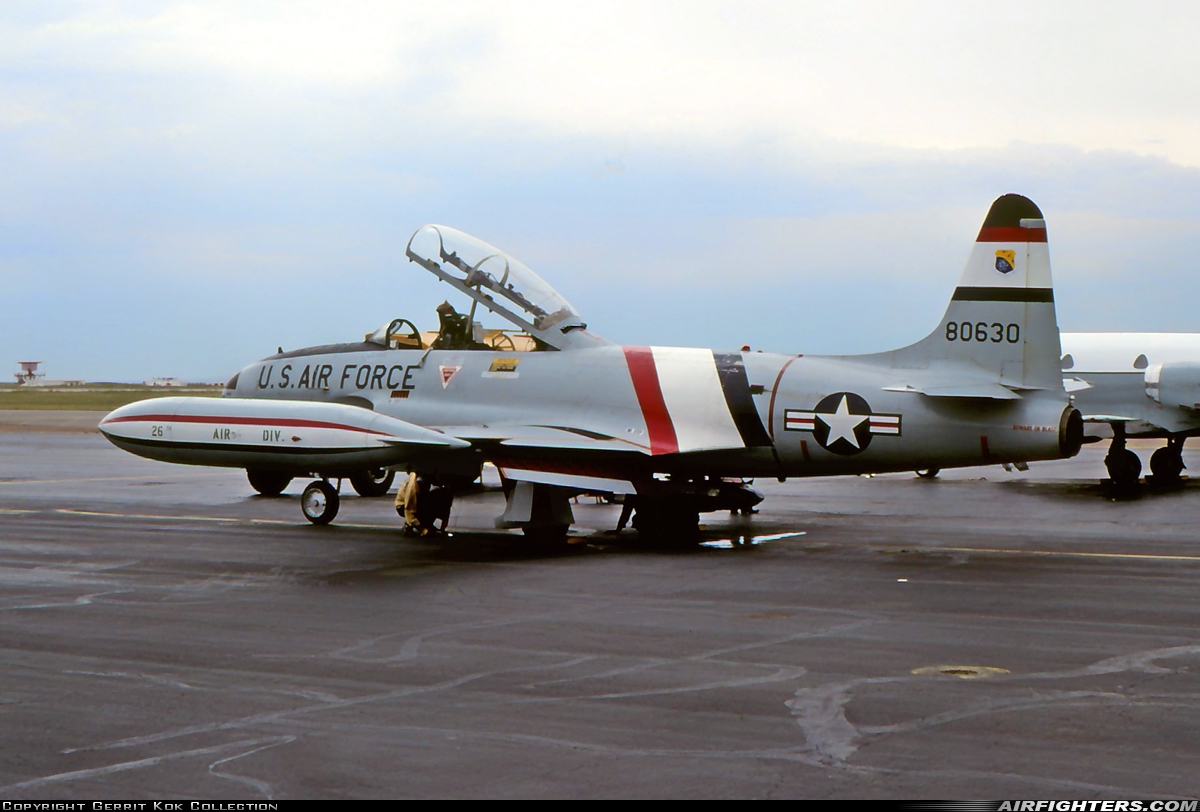 USA - Air Force Lockheed T-33A Shooting Star 58-0630 at Dayton - Wright-Patterson AFB (Patterson AFB) (FFO / KFFO), USA