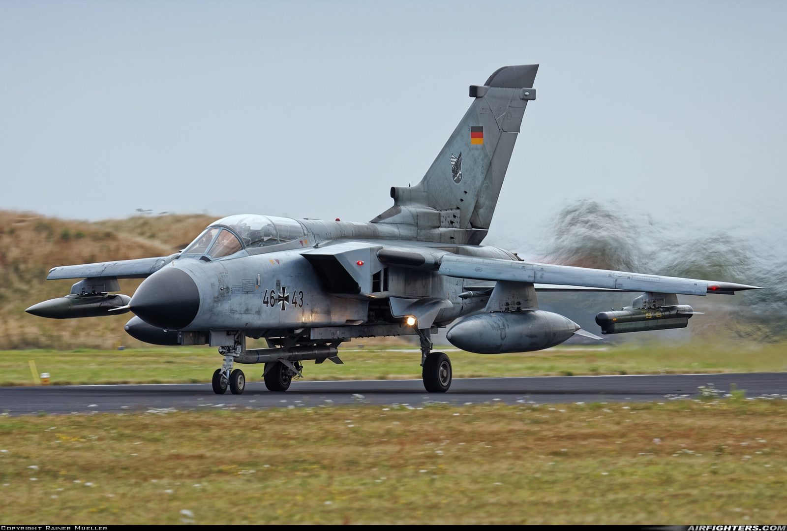 Germany - Air Force Panavia Tornado ECR 46+43 at Neubrandenburg (- Trollenhagen) (FNB / ETNU), Germany