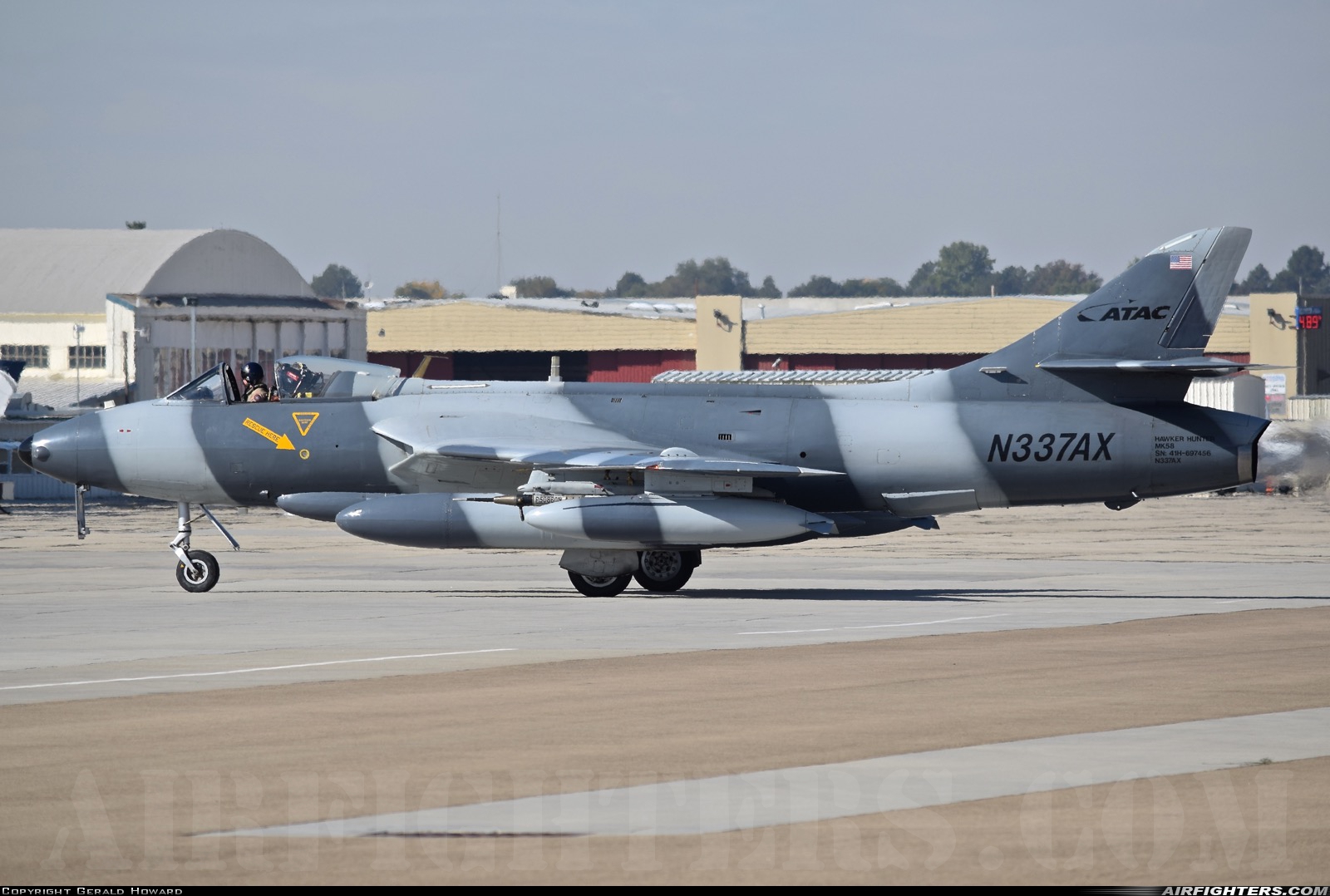 Company Owned - Airborne Tactical Advantage Company (ATAC) Hawker Hunter F58 N337AX at Boise - Air Terminal / Gowen Field (Municipal) (BOI / KBOI), USA