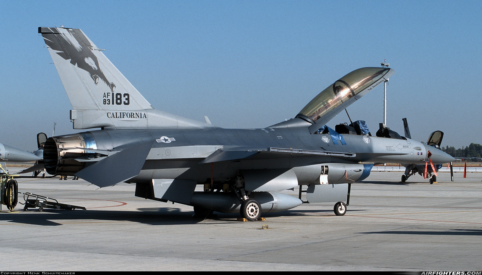 USA - Air Force General Dynamics F-16D Fighting Falcon 83-1183 at Fresno - Yosemite International (Air Terminal) (FAT / KFAT), USA