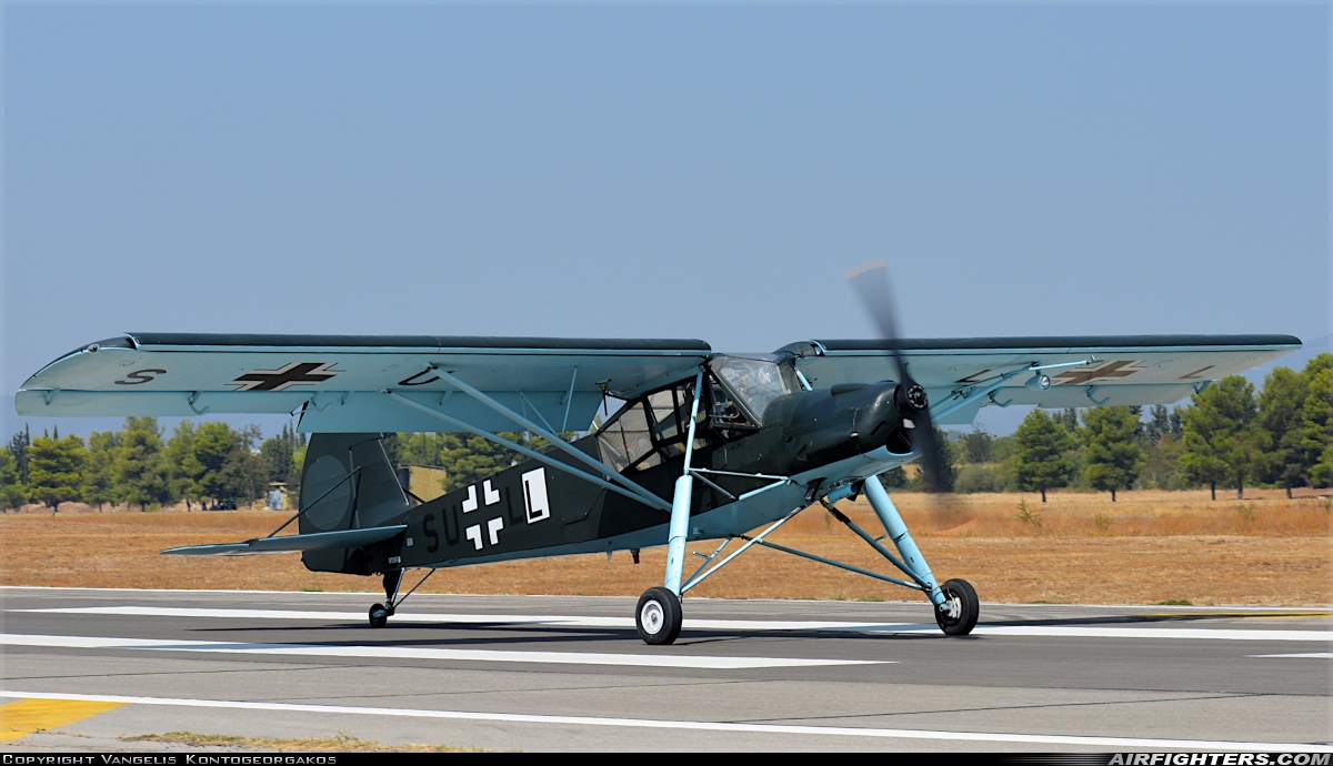 Private Fieseler Fi-156A-1 Storch N111FS at Tanagra (LGTG), Greece