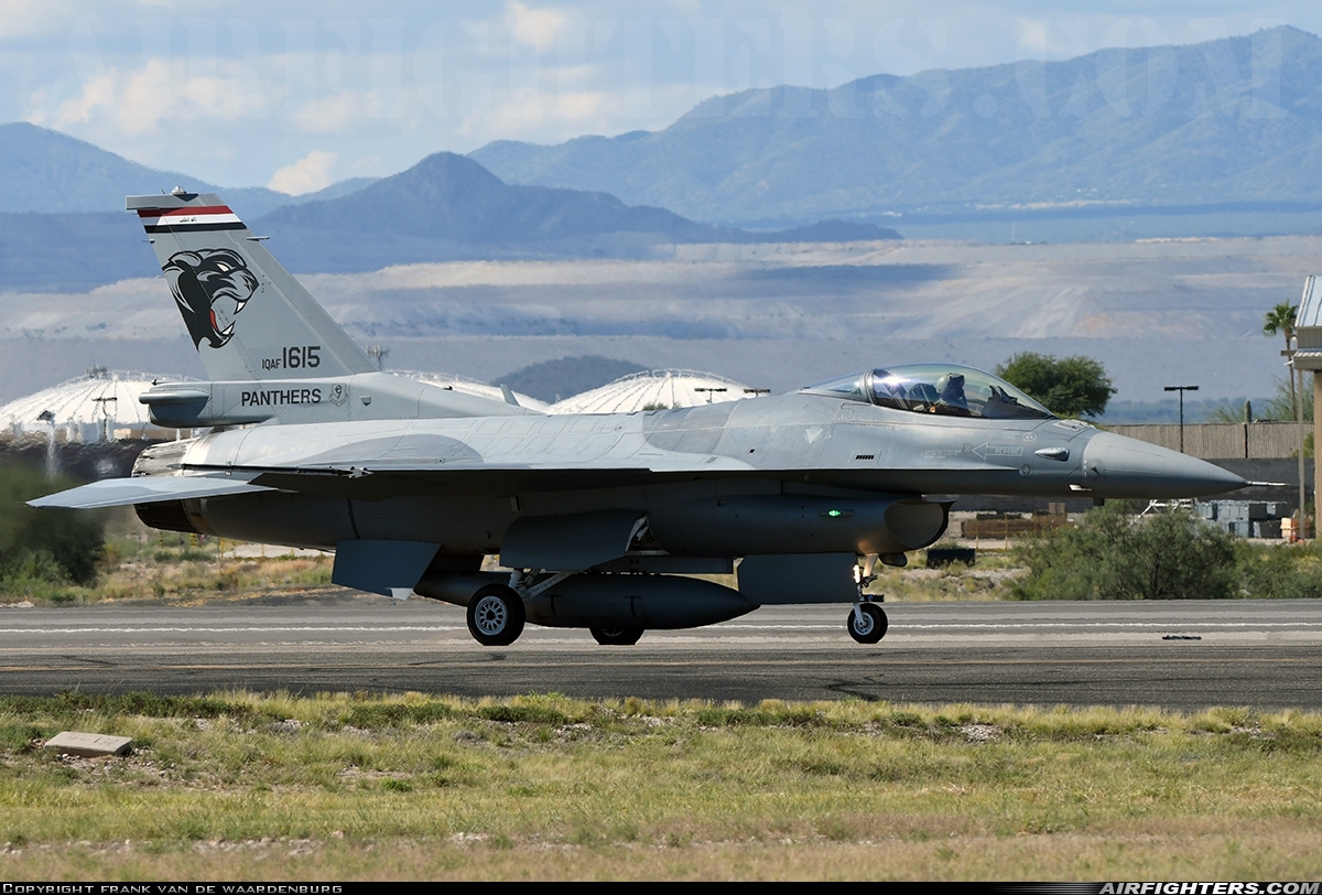 Iraq - Air Force General Dynamics F-16C Fighting Falcon 1615 at Tucson - Int. (TUS / KTUS), USA