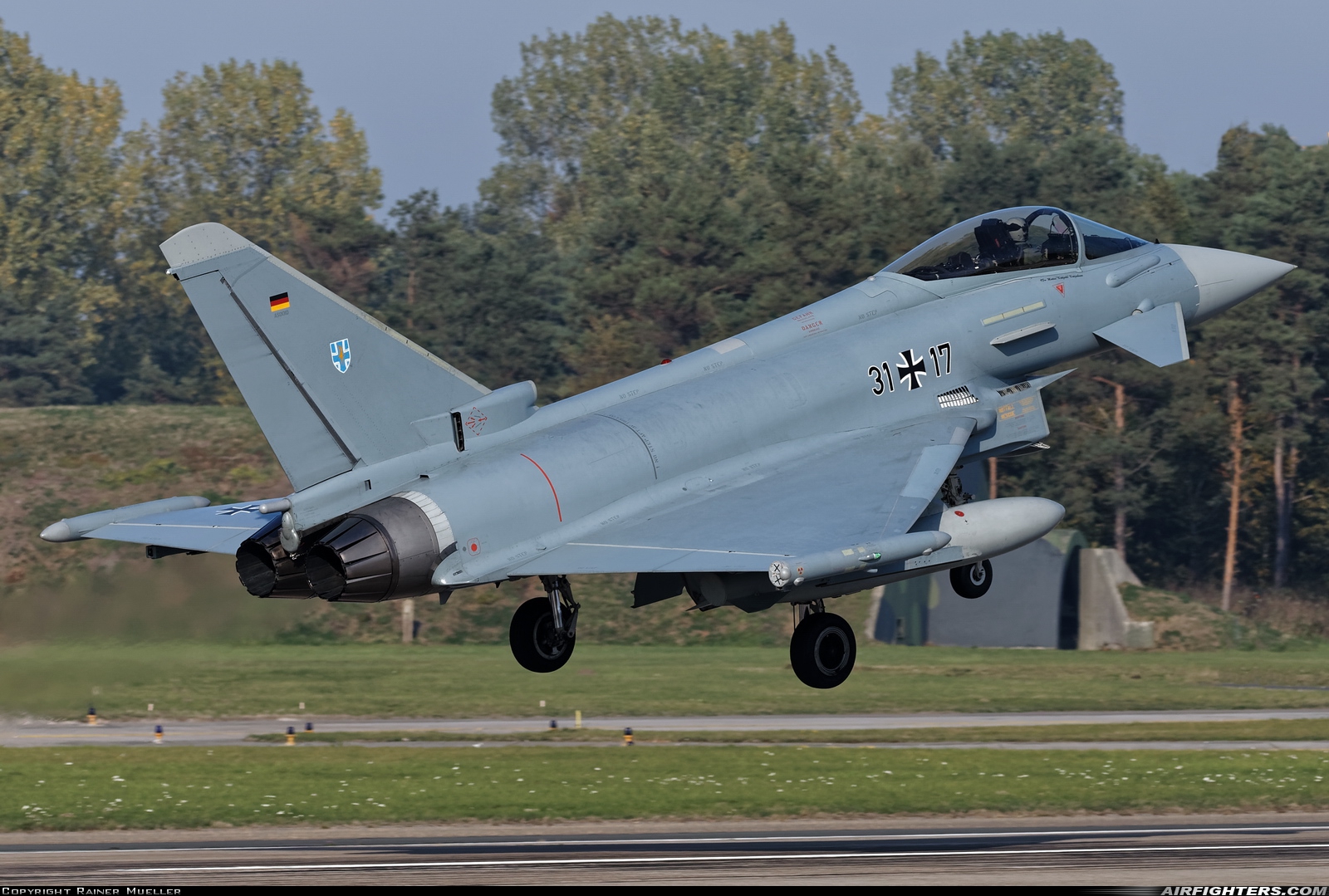 Germany - Air Force Eurofighter EF-2000 Typhoon S 31+17 at Wittmundhafen (Wittmund) (ETNT), Germany