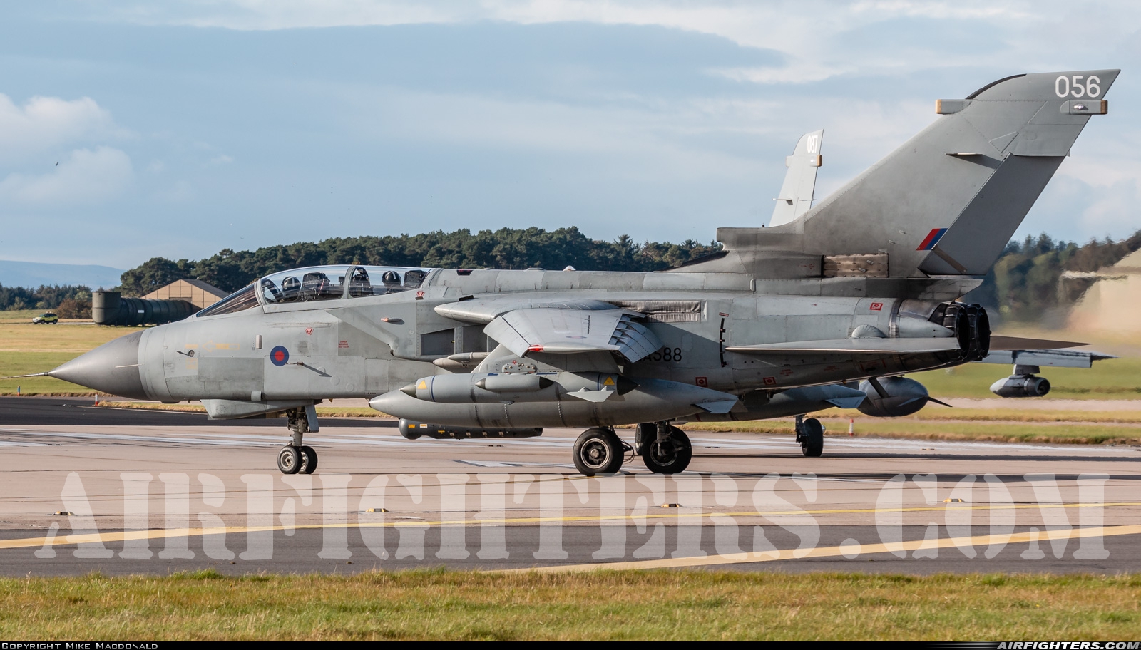 UK - Air Force Panavia Tornado GR4 ZA588 at Lossiemouth (LMO / EGQS), UK