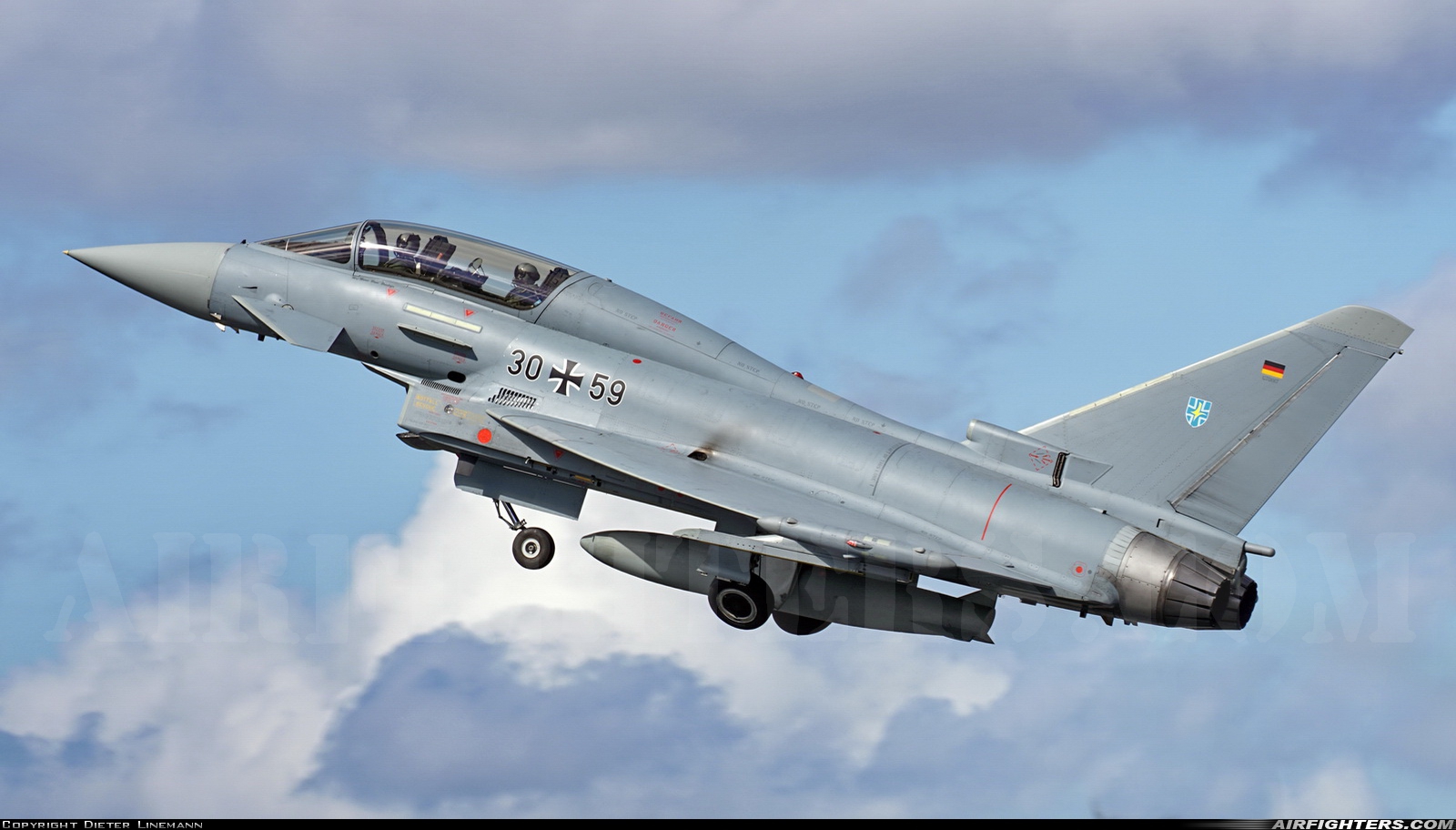 Germany - Air Force Eurofighter EF-2000 Typhoon T 30+59 at Wittmundhafen (Wittmund) (ETNT), Germany