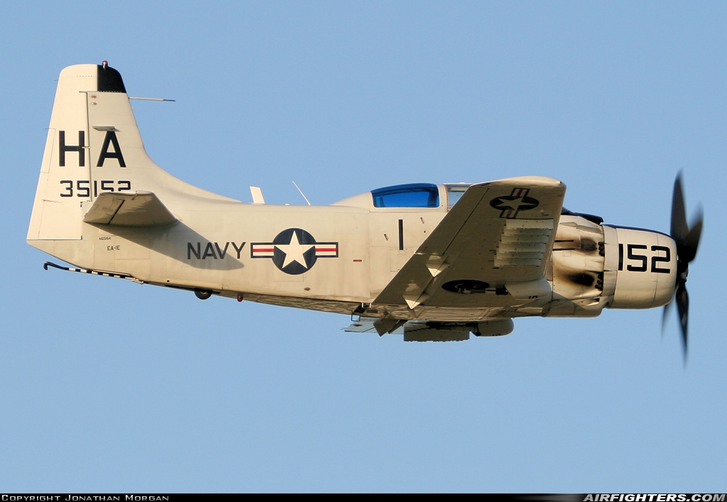 Private Douglas EA-1E Skyraider (AD-5W) N65164 at Dallas - Addison (ADS / KADS), USA