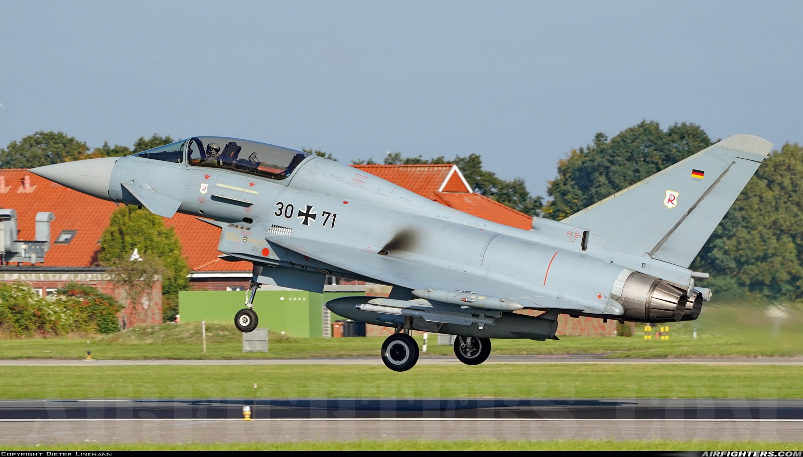 Germany - Air Force Eurofighter EF-2000 Typhoon T 30+71 at Wittmundhafen (Wittmund) (ETNT), Germany