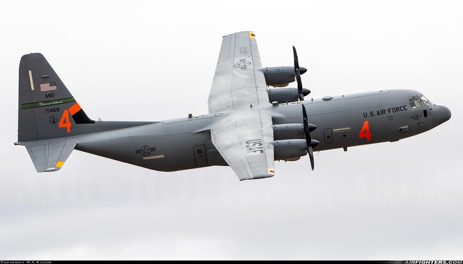 USA - Air Force Lockheed Martin C-130J-30 Hercules (L-382) 07-1468 at Apple Valley (APV / KAPV), USA