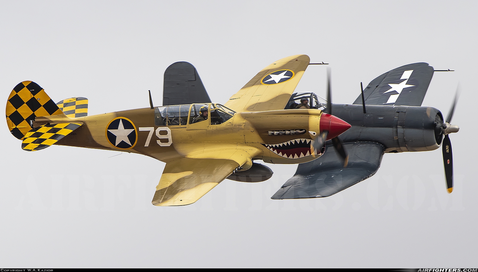 Private - Planes of Fame Air Museum Curtiss P-40N Warhawk N85104 at Apple Valley (APV / KAPV), USA