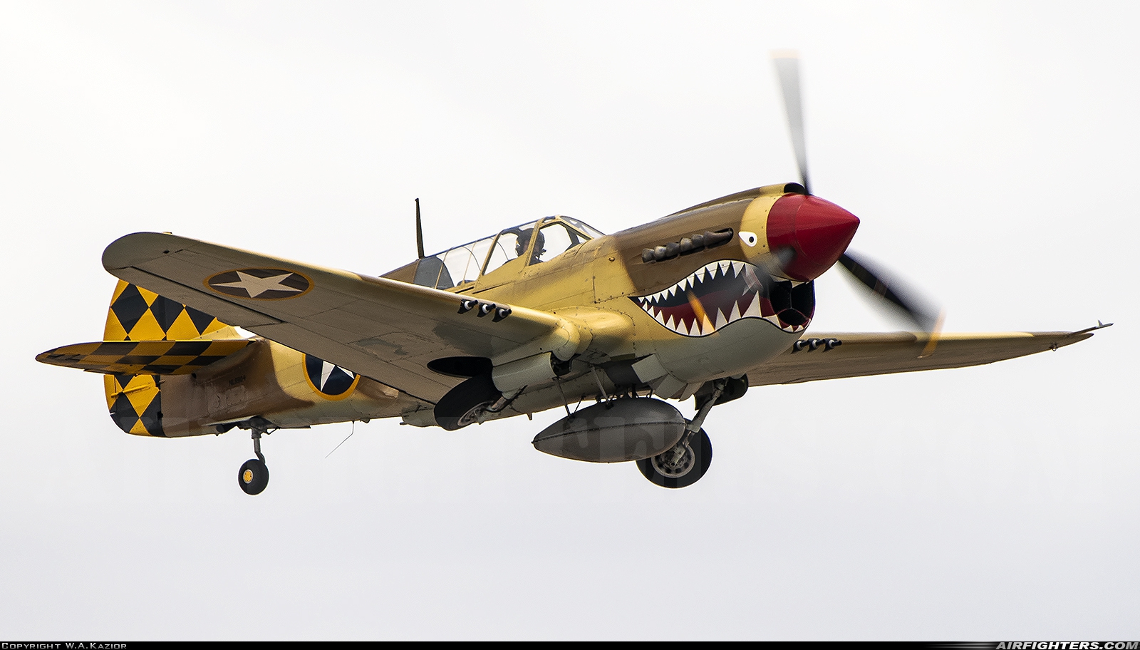 Private - Planes of Fame Air Museum Curtiss P-40N Warhawk N85104 at Apple Valley (APV / KAPV), USA