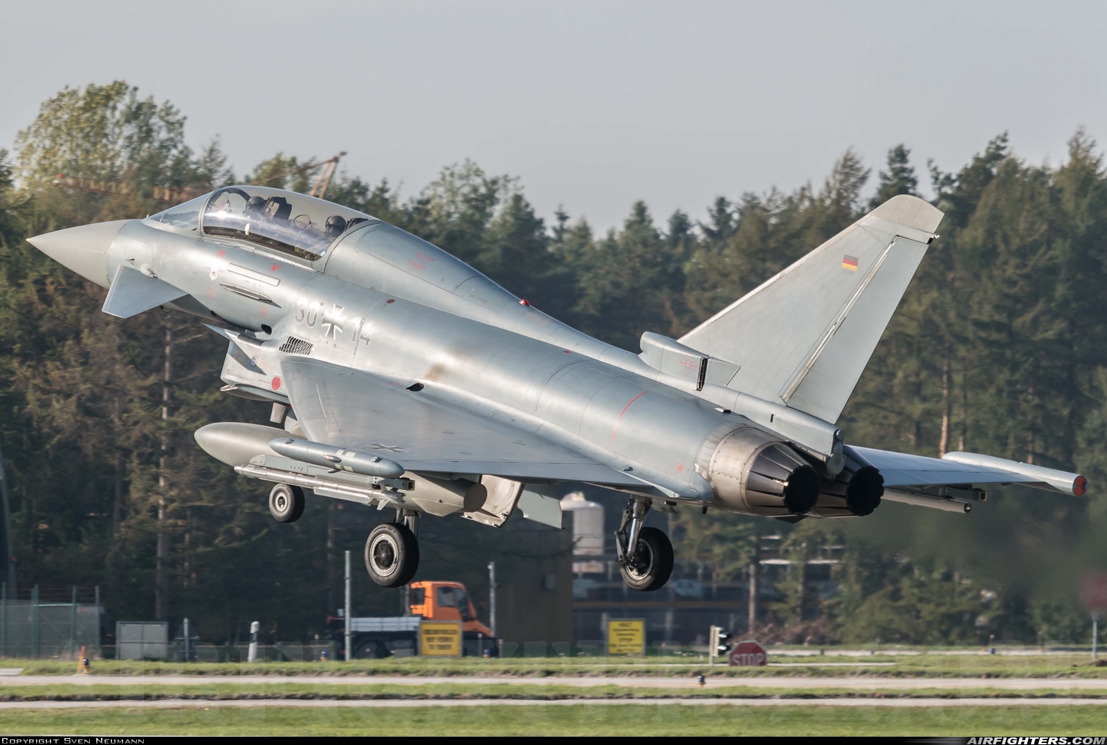 Germany - Air Force Eurofighter EF-2000 Typhoon T 30+14 at Wittmundhafen (Wittmund) (ETNT), Germany