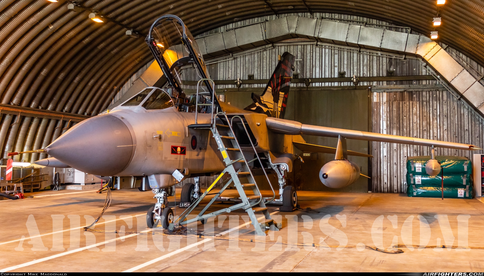 UK - Air Force Panavia Tornado GR4(T) ZA412 at Lossiemouth (LMO / EGQS), UK