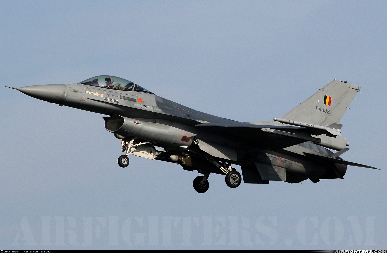 Belgium - Air Force General Dynamics F-16AM Fighting Falcon FA-133 at Kleine Brogel (EBBL), Belgium