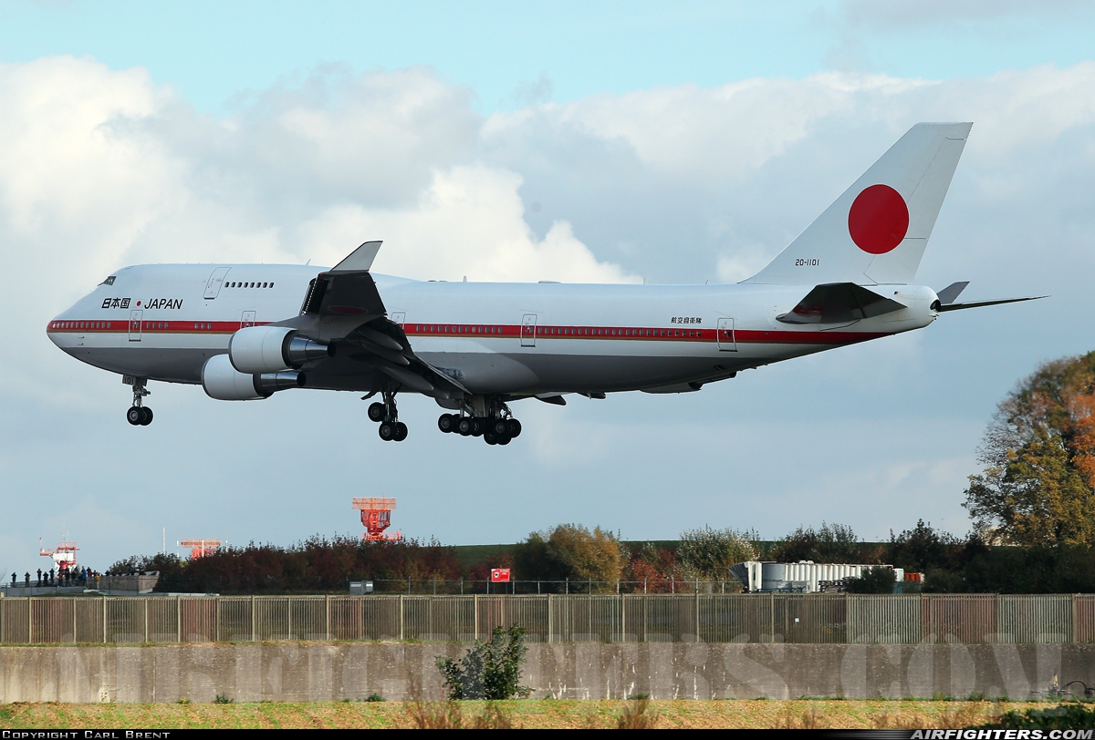 Japan - Air Force Boeing 747-47C 20-1101 at Brussels - National (Zaventem) / Melsbroek (BRU / EBBR / EBMB), Belgium
