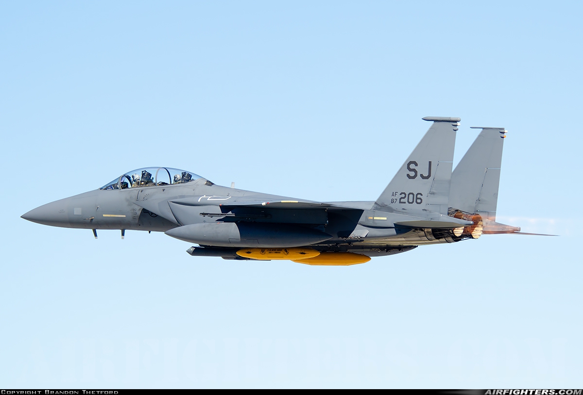 USA - Air Force McDonnell Douglas F-15E Strike Eagle 87-0206 at Fort Worth - Alliance (AFW / KAFW), USA