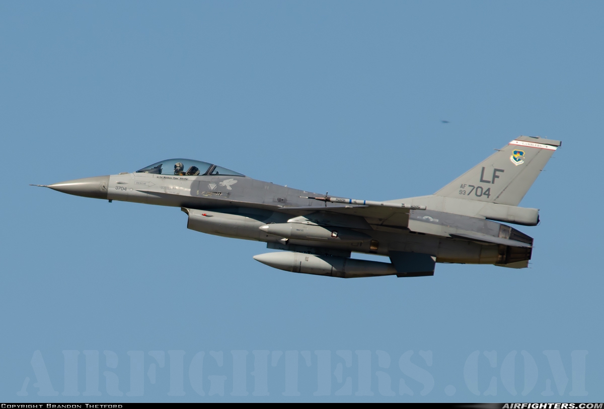 USA - Air Force General Dynamics F-16A Fighting Falcon 93-0704 at Fort Worth - NAS JRB / Carswell Field (AFB) (NFW / KFWH), USA
