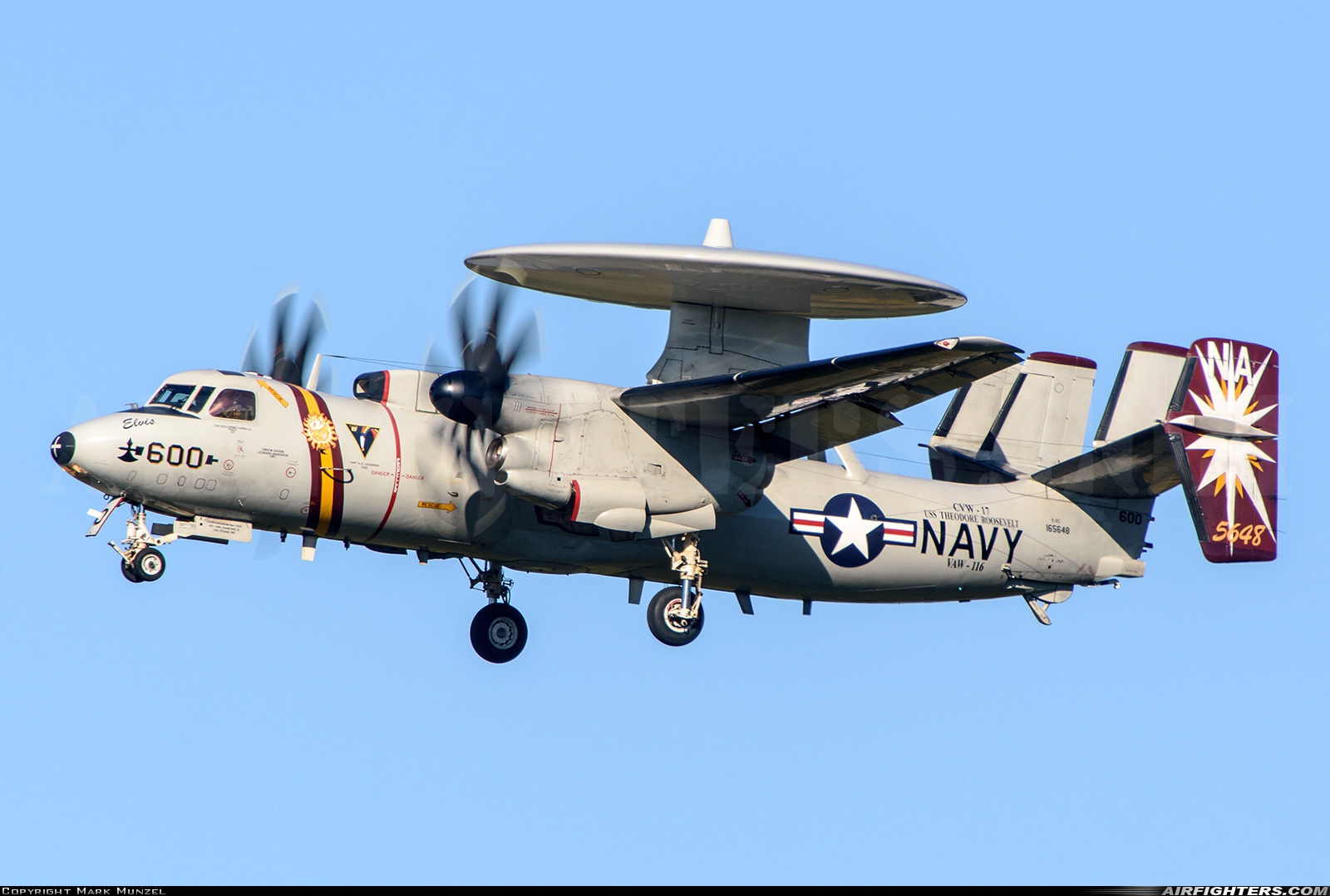 USA - Navy Grumman E-2C+ Hawkeye 165648 at Oak Harbor - Whidbey Island NAS / Ault Field (NUW), USA