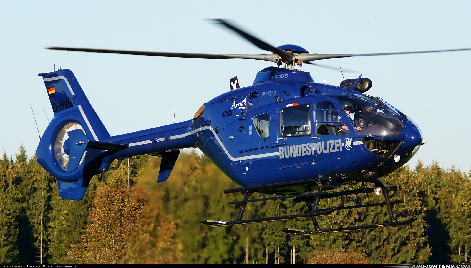 Germany - Bundespolizei Eurocopter EC-135T2 D-HVBX at Off-Airport - Bernau, Germany