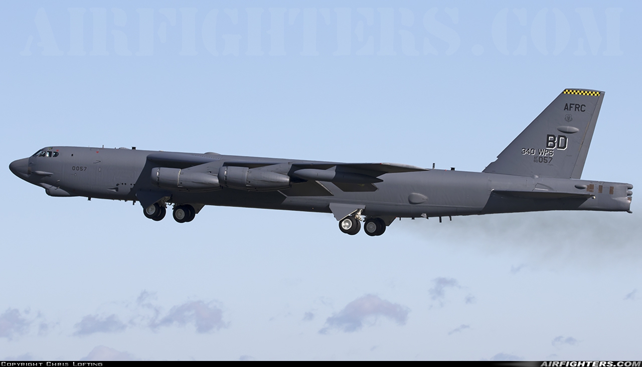 USA - Air Force Boeing B-52H Stratofortress 60-0057 at Fairford (FFD / EGVA), UK