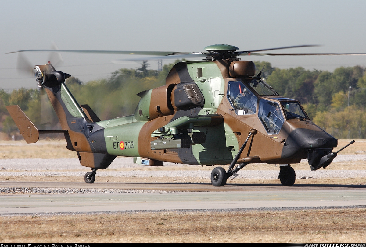 Spain - Army Eurocopter EC-665 Tiger HAP HA.28-03 at Madrid - Cuatro Vientos (LECU / LEVS), Spain