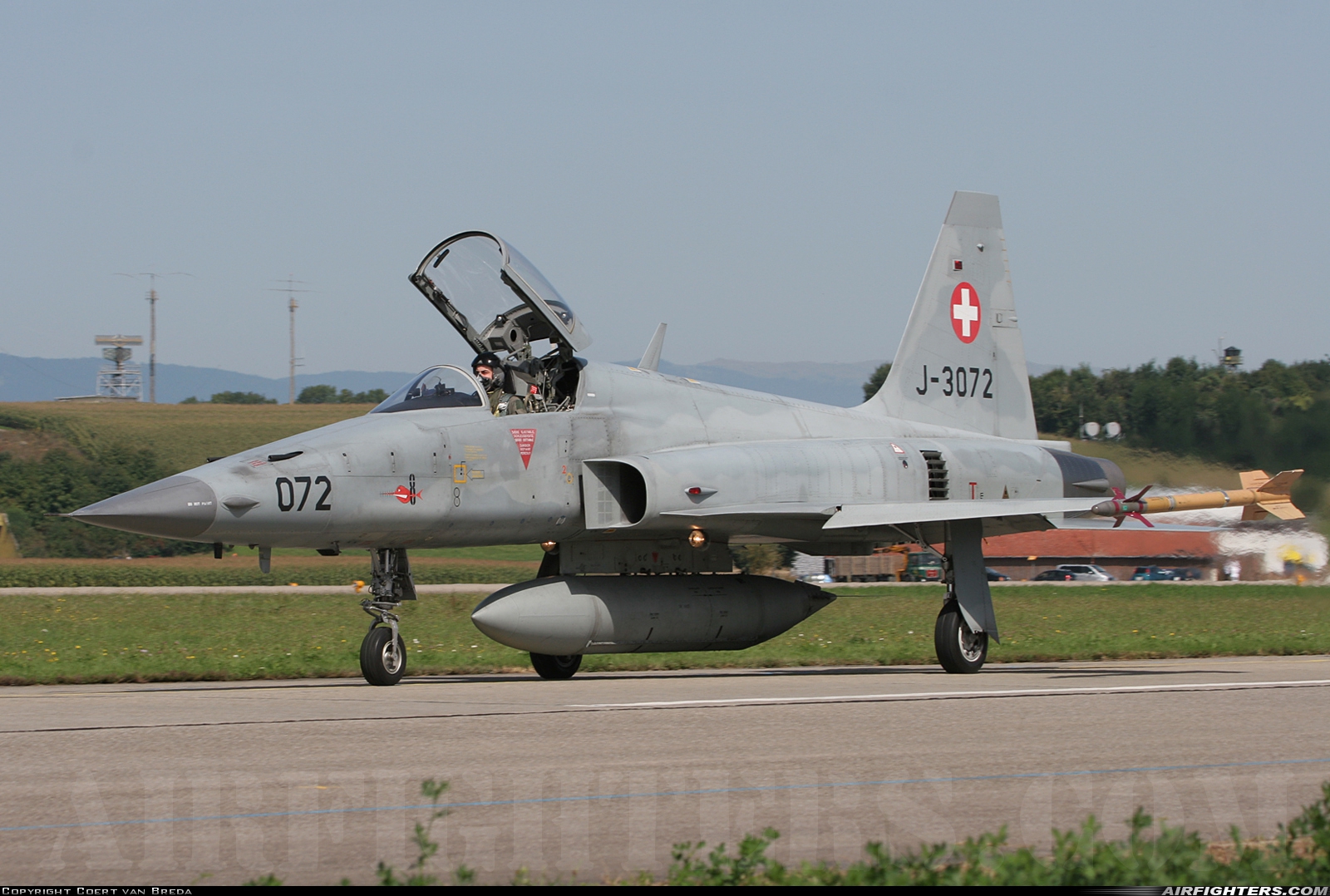 Switzerland - Air Force Northrop F-5E Tiger II J-3072 at Payerne (LSMP), Switzerland