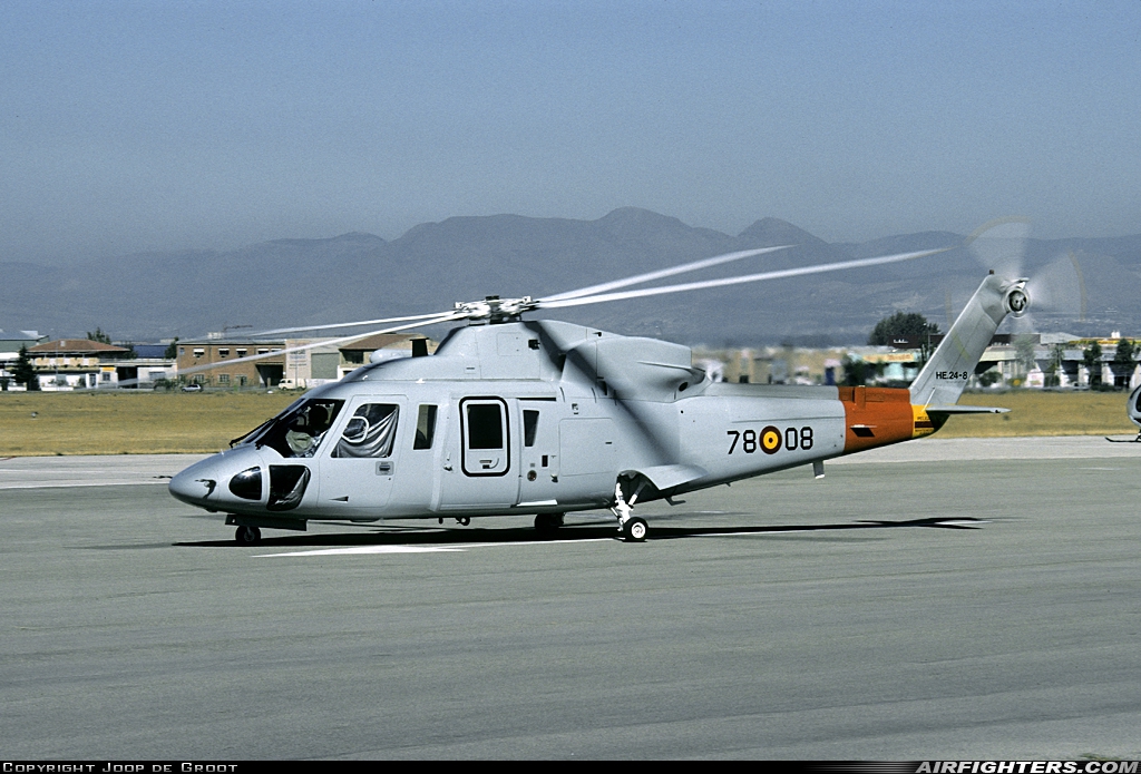 Spain - Air Force Sikorsky S-76C HE.24-8 at Armilla (LEGA), Spain