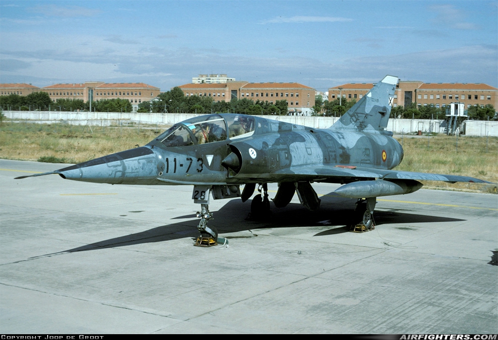 Spain - Air Force Dassault Mirage IIIDE CE.11-28 at Madrid - Getafe (LEGT), Spain