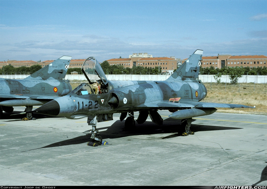 Spain - Air Force Dassault Mirage IIIEE C.11-22 at Madrid - Getafe (LEGT), Spain